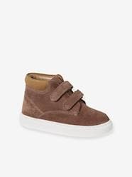 Shoes-Boys Footwear-Trainers-Hook-&-Loop Trainers in Leather for Boys