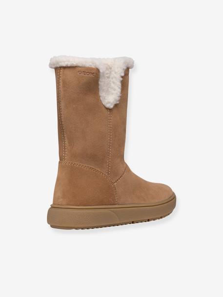 J Theleven Girl GEOX® fur-lined boots camel 