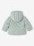 3-in-1 Quilted Coat for Babies aqua green+rose+slate blue 