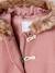 Hooded Duffel Coat with Toggles, in Woollen Fabric, for Girls blush+camel 