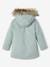 3-in-1 Parka with Hood for Girls GREEN DARK SOLID+grey green+navy blue+PURPLE MEDIUM SOLID 