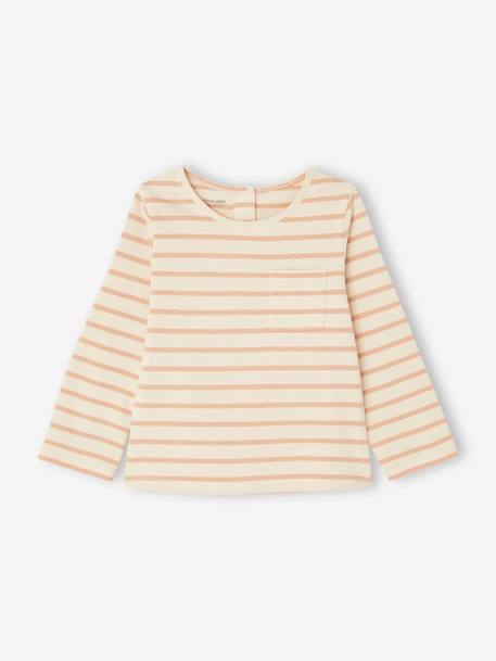 Pack of 3 Basics Tops for Babies clay beige 