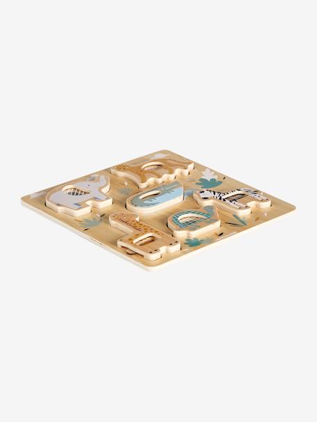 2-in-1 Puzzle in FSC® Wood, Tanzania green 