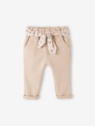 Baby-Trousers with Fabric Belt for Babies