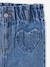 Paperbag Jeans, Heart-Shaped Pockets, for Girls brut denim+medium blue 