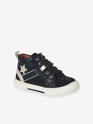 Shoes-Girls Footwear-High-Top Trainers with Laces & Zips