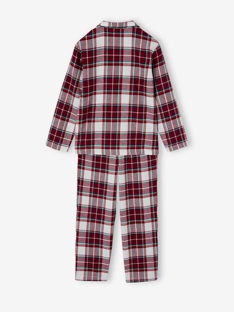 Chequered Christmas Pyjamas for Kids, Family Capsule Collection chequered red 