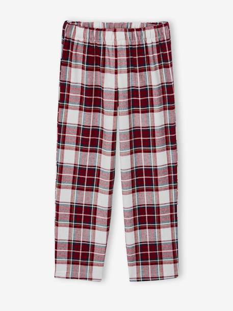 Chequered Christmas Pyjamas for Kids, Family Capsule Collection chequered red 