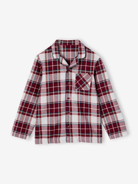 Chequered Christmas Pyjamas for Kids, Family Capsule Collection chequered red 