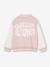 Rolling Stones bomber jacket for girls pale pink 