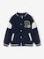 Varsity Jacket with Detachable Hood, for Boys navy blue 