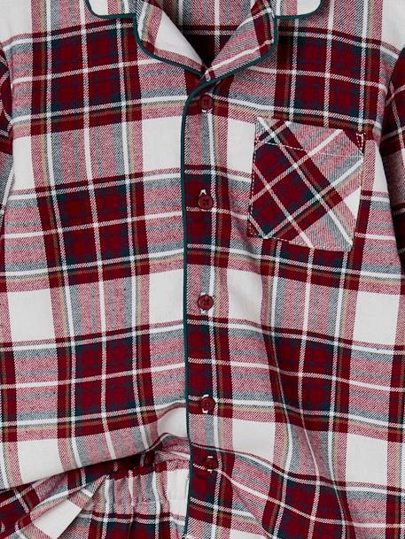 Chequered Christmas Pyjamas for Kids, Family Capsule Collection chequered red 