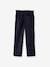 CYRILLUS wide-leg velvet pants for girls navy blue 