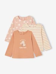 Baby-T-shirts & Roll Neck T-Shirts-T-Shirts-Pack of 3 Basics Tops for Babies