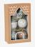 Pack of 6 Nordic-Type Christmas Baubles green 