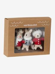 -Pack of 3 Hanging Characters, Father Christmas's Friends