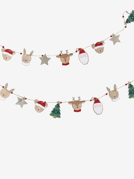 Father Christmas's Friends Wooden Garland wood 