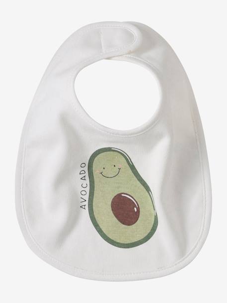 Vertbaudet Pack of 7 Newborn Bibs aqua green+Light Green/Print+multicoloured+pale pink+White 