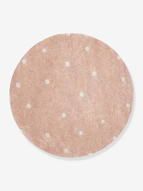 Dot round rug LORENA CANALS rose 