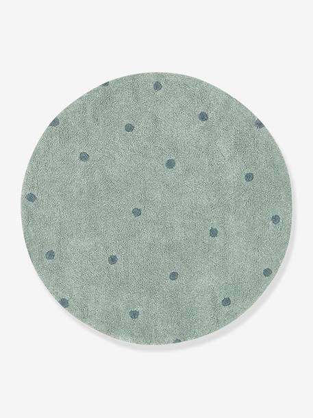 Dot round rug LORENA CANALS blue 