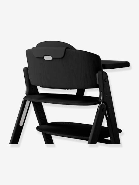 Click & Fold High Chair by CYBEX black+blue+white+wood 