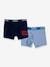 Pack of 2 Batwing LEVI'S KID'S boys' boxers navy blue 