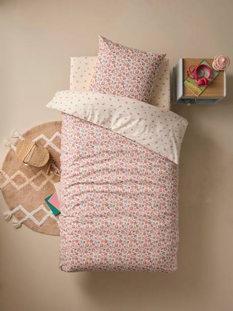 Duvet Cover & Pillowcase Set for Children, Gipsy BEIGE MEDIUM ALL OVER PRINTED 