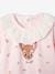 Pack of 2 Bambi Velour Sleepsuits by Disney® for Babies rose 