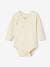 Pack of 5 Long Sleeve Bodysuits in Organic Cotton for Newborn Babies beige 