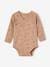 Pack of 5 Long Sleeve Bodysuits in Organic Cotton for Newborn Babies beige 