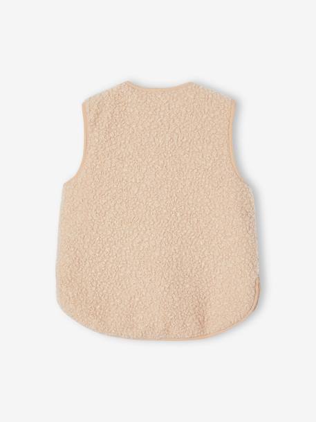 Sherpa Bodywarmer for Girls beige 