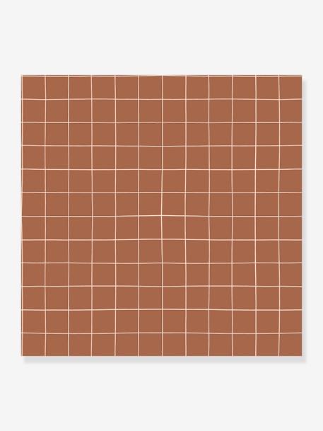 LILIPINSO Grid Wallpaper dark brown 