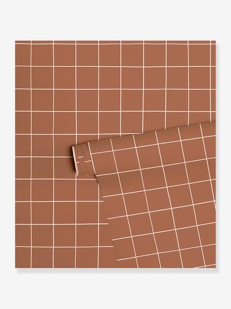 LILIPINSO Grid Wallpaper dark brown 