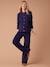 Knitted Cardigan & Wide Leg Trouser Set, ENVIE DE FRAISE navy blue 