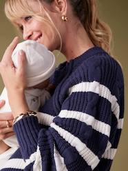 Maternity-Knitwear-Striped Jumper for Maternity, by ENVIE DE FRAISE