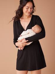 Maternity-Nightwear & Loungewear-2-in-1 Combo: Nursing Special Dress & Trousers for Maternity