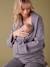 Skin-to-Skin Jumper  for Maternity marl grey 