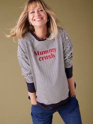 -Mummy Crush Sweatshirt-Like Top for Maternity, ENVIE DE FRAISE