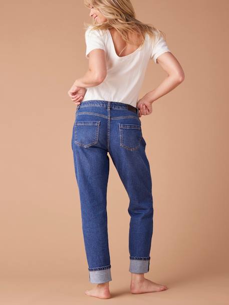 Slim Leg Jeans for Maternity, ENVIE DE FRAISE brut denim+denim grey 