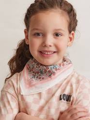 Girls-Floral Print Scarf for Girls