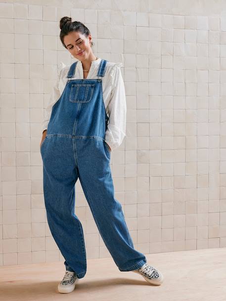 Denim Dungarees, Maternity & Nursing Special stone 