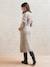 Long Knitted Dress for Maternity marl beige 