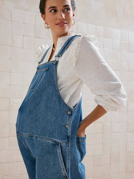 Denim Dungarees, Maternity & Nursing Special stone 