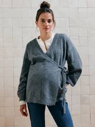 Maternity-Long Wrap-Over Style Jumper, Maternity & Nursing Special