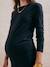 Short Tube Dress for Maternity black 