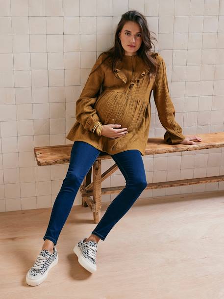 Skinny Leg Jeans for Maternity black+brut denim+stone 