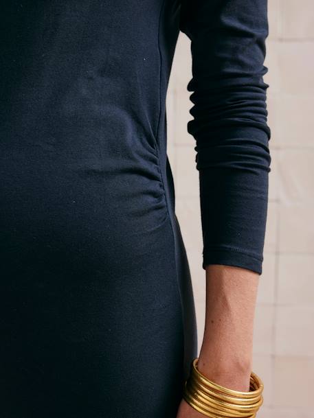 Short Tube Dress for Maternity black 