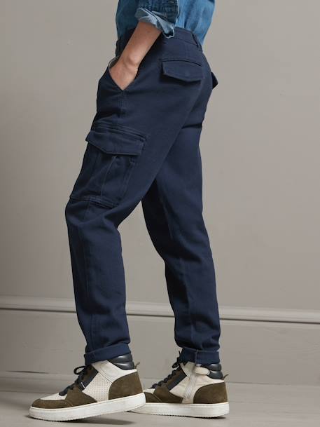 CYRILLUS cargo pants navy blue 