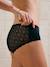 Pack of 3 Cotton/Lace Briefs for Maternity emerald green 