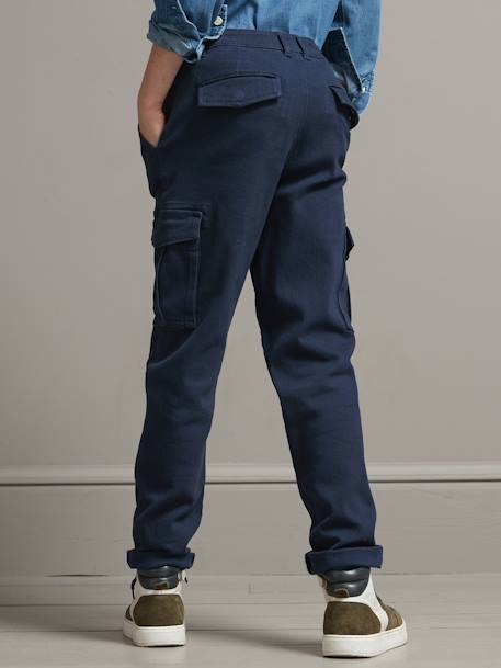 CYRILLUS cargo pants navy blue 